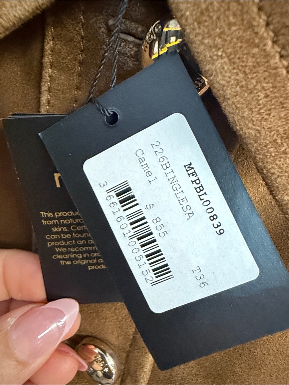 Binglesa Suede Jacket - Picture 9 of 11